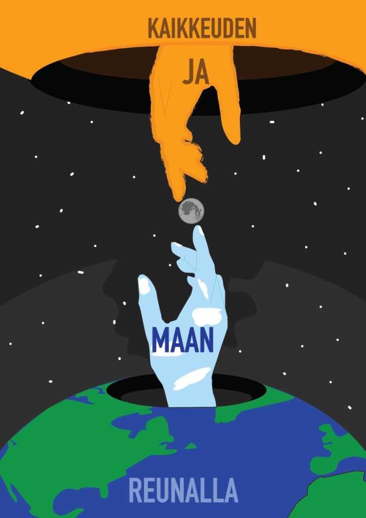 Juliste jonka tein "rotvallin reunalla" kilpailuun